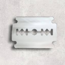 Personalized Razor Blade Acrylic Mirror Wall Art - thumbnail 3