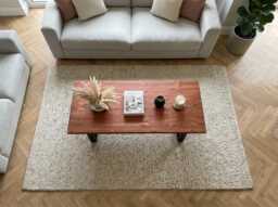 Solid Wood Mahogany Coffee Table - Made-To-Measure 80-180cm, Crafted in Somerset, Free UK Delivery