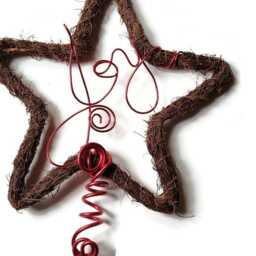 Vine Christmas Joy Tree Topper Star 10 Or 8 Inches - thumbnail 4