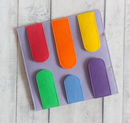 Felt Quiet Book Page Waldorf Busy Toy For Baby