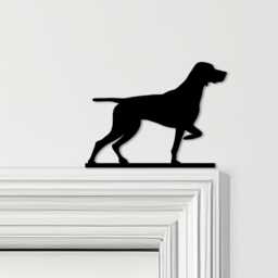 Door Topper Dog Pointer Various Colours Top Of Decorative Sign - Sign, Novelty Wall Decor, Frame Art, Art - thumbnail 1