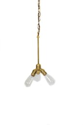 Triple Light Vintage Style Simply Pendant/Chandelier - thumbnail 3