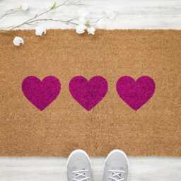 Coir Front Door Mat - 6 Unique Designs Colorful Durable & Stylish Entrance - thumbnail 3