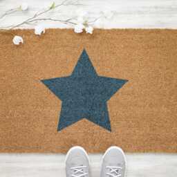 Coir Front Door Mat - 6 Unique Designs Colorful Durable & Stylish Entrance - thumbnail 2