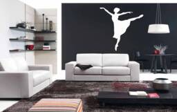 Ballerina Wall Decal Dance Decor 1590 - thumbnail 1