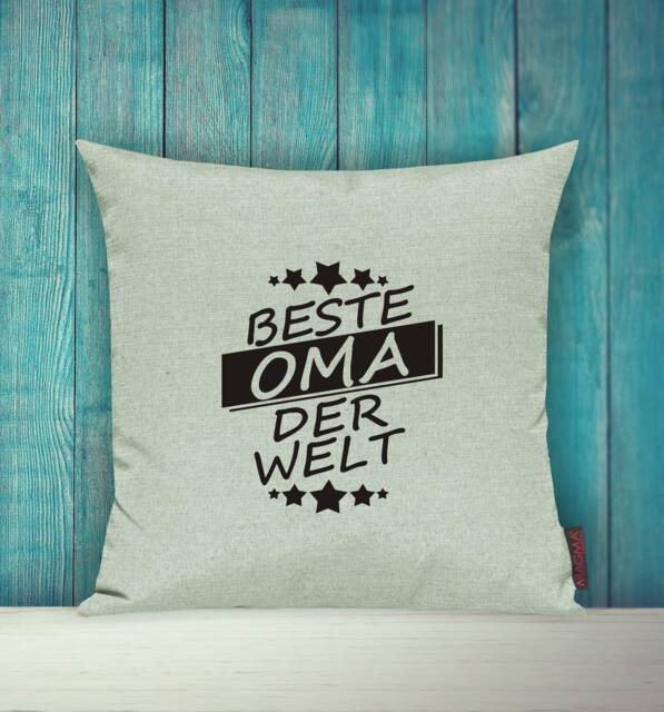 Pillow Covers, Cushions, Decoration, Best Grandma in The World, Sofa Gift Idea, Grandma, Grandparents - image 1