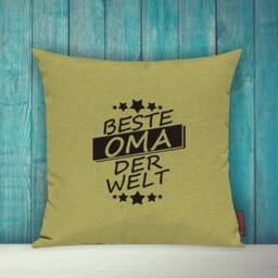 Pillow Covers, Cushions, Decoration, Best Grandma in The World, Sofa Gift Idea, Grandma, Grandparents - thumbnail 4