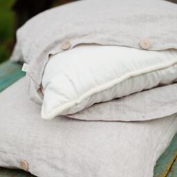 Linen Pillowcase - King Size Bedding Us Duty Paid - thumbnail 3