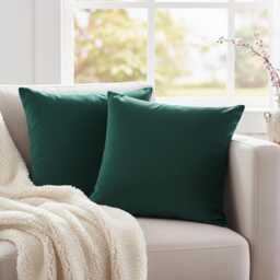 Set Of 4 Big Luxury Velvet Cushion Covers 55x55cm - 22x22 - thumbnail 3