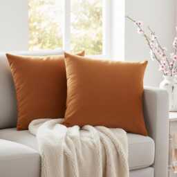 Set Of 4 Big Luxury Velvet Cushion Covers 55x55cm - 22x22 - thumbnail 2