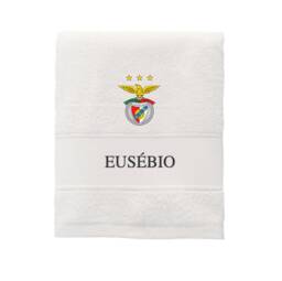 White Hand Towel 50x100 - Benfica Stars