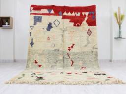 Moroccan Rug /Soft Handmade/Berber Area Boujaad Rug For Living Room Colorful Carpet - thumbnail 1