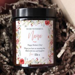 Nana Mothers Day Gift, Personalised Candle, Grandma Gift Granny For Nana - thumbnail 2