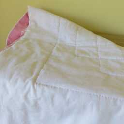Pink Handmade Patchwork Baby Blanket - thumbnail 4