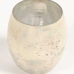 Rustic Handcrafted Glass Candle Holder - thumbnail 2