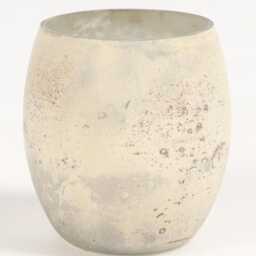 Rustic Handcrafted Glass Candle Holder - thumbnail 3