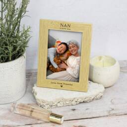 Mum I Love You Personalised Photo Frame For Mothers Day Gift Picture Mummy Wooden Step On - thumbnail 4