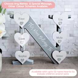 Nana Sign, Personalised Nanny Gift From Grandkids, 60Th Birthday Gifts For Her, Great Gifts, 90Th Nan 70Th Present - thumbnail 1