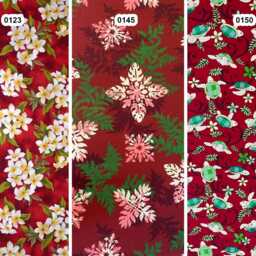 Christmas Stocking - Hawaiian Fabric Personalized - thumbnail 3