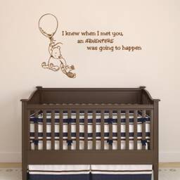 Winnie The Pooh Quote Wall Decal Vinyl Sticker Decals Quotes Adventure Decor Nursery Baby Room Art Kids Playroom X4 - thumbnail 2