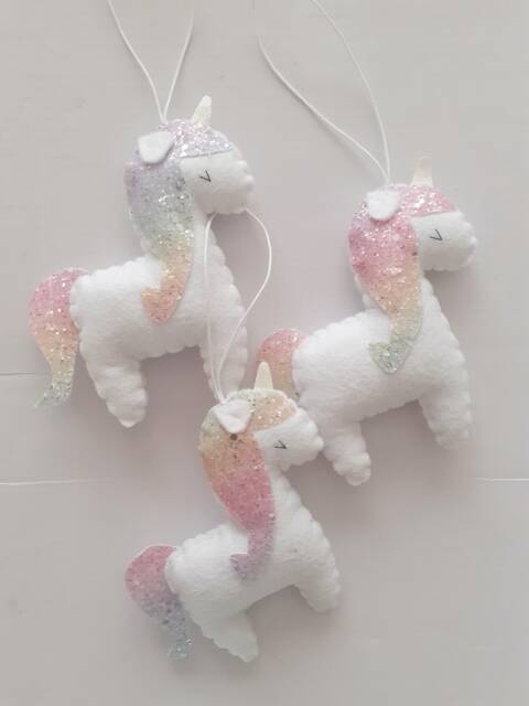 Unicorn Decoration, Unicorn Room, Gifts, Stocking Fillers, Nursery Decor, Gifts For Girls, Wall Hanging, Pastel Unicorns, Bedroom - image 1