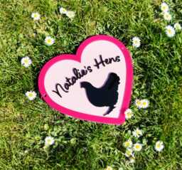 Custom Name Hen House Sign Acrylic Chicken Coop Decor - thumbnail 1
