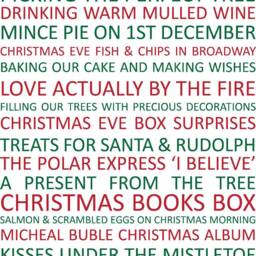 Family Christmas Traditions Print, Home Decor, Christmas, Traditions, Keepsake, Family Gift, Picture, Art - thumbnail 2