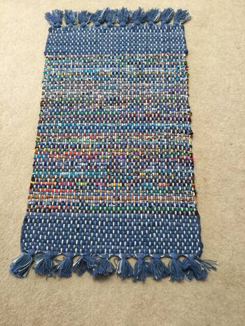 Beautiful Handmade Chindi Rug, Rag Hippie - image 1