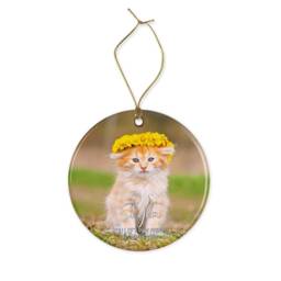 Personalized Pet Photo Christmas Ornament Custom Cat/Dog Keepsake - thumbnail 3