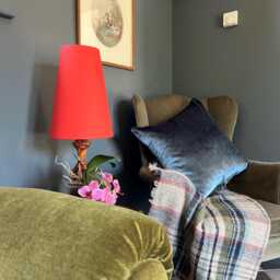 Burnt Orange Cotton Cone Lampshade - Handcrafted With High Quality - Available in 5 Sizes