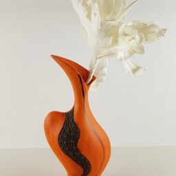 Vase/ Handmade & Hand-Painted -Decorated/ South America - thumbnail 2
