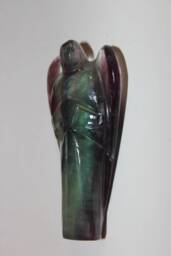 Hand Carved Fluorite Healing Angel, Gift Box Included, Free Shipping