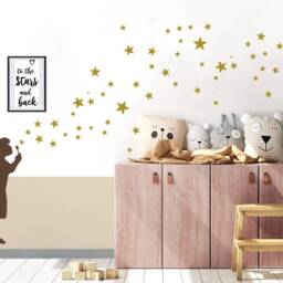 Wall Decal Stars Bubble Girl, Diy-Set Of Sticker - Peel & Stick With Soap Girl - 5 Sizes, Girl - & Kids-Room-Decor - thumbnail 3