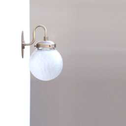 Vanity Light, Wall Sconce Mid Century Brass Light, Ul Listed, No.0187 - thumbnail 2