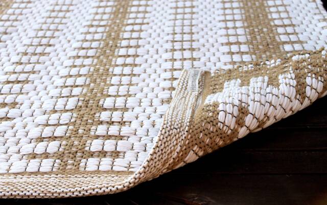 Woven On A Loom Scandinavian Style, Washable Rug, Handmade - image 1