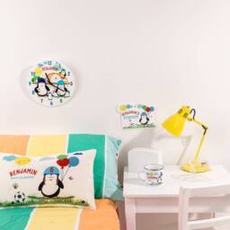 Personalised Penguin Friends Playground Clock - thumbnail 3