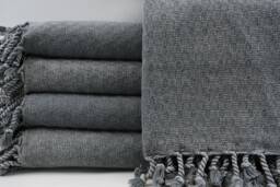 "stone Washed Towel, Gray Peshtemal, Hammam Towel, Sauna Towel, 35""x70"