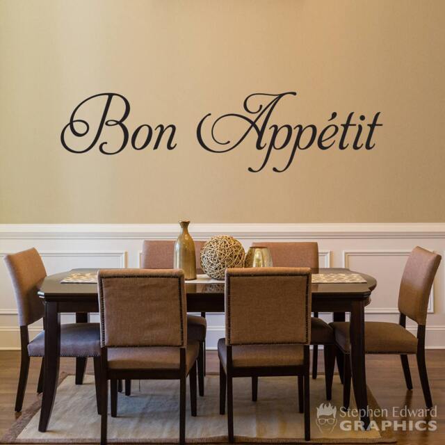 Bon Appetit Wall Decal - Kitchen Decor Dining Room - image 1