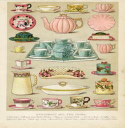 Tea British Party Dinner Lunch Afternoon - Can Be Customizeable Personlized -Cushion Fabric Panel Or Case Or With Filling - thumbnail 2