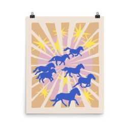 Year Of The Horse - 2026 Art Poster Chinese Zodiac Print - thumbnail 1