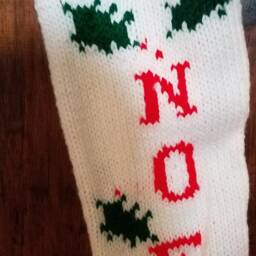 Personalized Hand Knitted Christmas Stocking - thumbnail 2