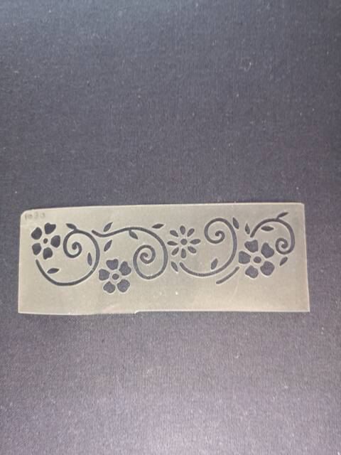 Border Stencil, Flexible, Reusable, 125Micron, Wall Decor, Home Decor, Furniture Painting, Card Making, Craft Stencil From Bitofeverythingbyb