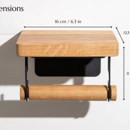 Light Toilet Paper Holder, Femine Accessories, Bathroom, Toilet, Roll Spa, Hotel, Mother's Day Gift, Modern Home, Toilet Shelf, Cozy - thumbnail 4