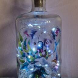 Koala Bear Bottle Lamp, Cute Animal Gift For Nature Lover - thumbnail 4