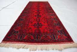 2'9x6'7 Ft Handmade New Runner Rug, Afghan Biljeck Brand Runner, Turkmen Livingroom Stair Office - thumbnail 1
