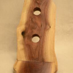 Wine Rack, Live Edge Black Walnut, Display, Date Night, Sommelier, Winery - thumbnail 4