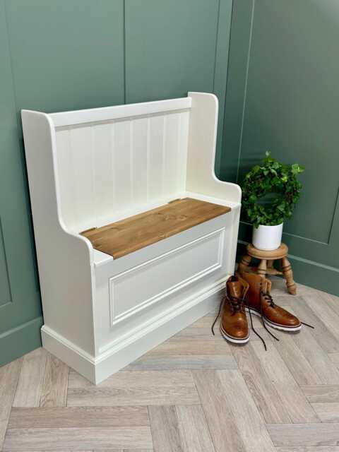 Monks Bench Hallway Furniture Shoe Storage 3Ft Monks Bench Seat