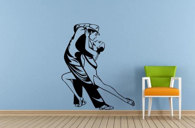 Ballerina Ballet Dancer Dance Dancing Studio Tango Salsa Break Boy Girl Wall Or Car Vinyl Peal & Stick Removable Sticker Decal L1550 - image 1