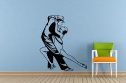 Ballerina Ballet Dancer Dance Dancing Studio Tango Salsa Break Boy Girl Wall Or Car Vinyl Peal & Stick Removable Sticker Decal L1550 - thumbnail 1
