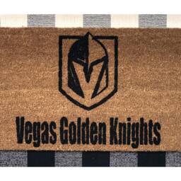 Vegas Golden Knights Doormat - Nhl Hockey Fan Mat Sports Team Front Porch Rug Entryway Decor Gift For Lovers -Vgk - thumbnail 2